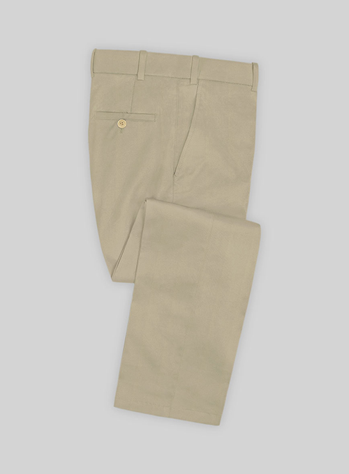 Sand Feather Cotton Canvas Stretch Pants