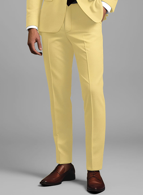 Scabal Yellow Wool Pants