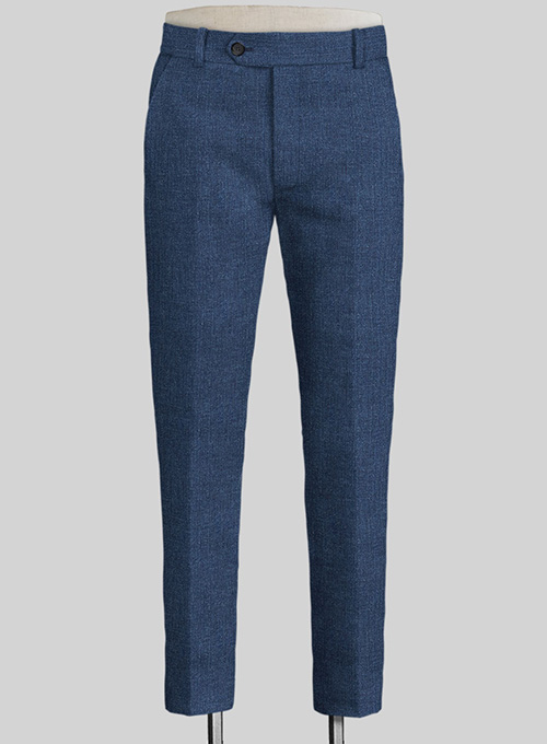 Solbiati Denim Dark Blue Linen Pants