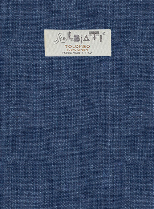 Solbiati Denim Dark Blue Linen Pants