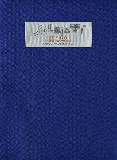 Solbiati Indigo Blue Seersucker Pants