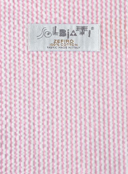 Solbiati Pink Seersucker Pants