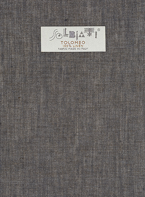 Solbiati Raw Brown Linen Pants