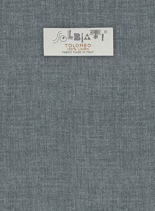 Solbiati Stone Gray Linen Pants