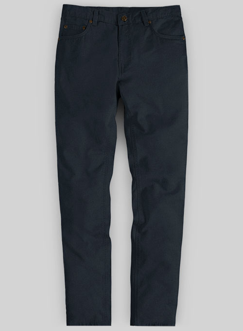 Stretch Summer Navy Blue Chino Jeans