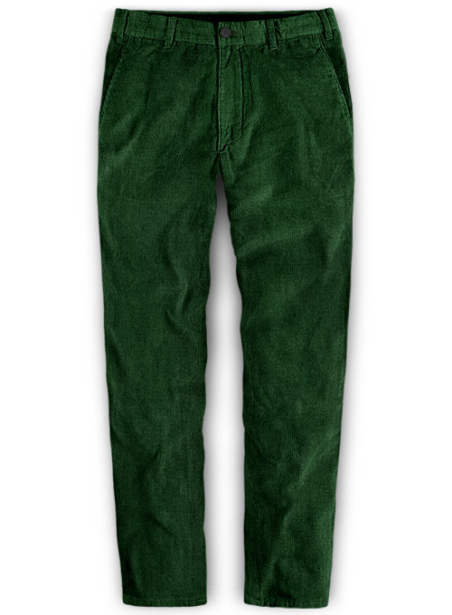 corduroy trousers green