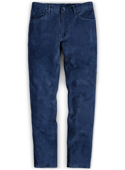 Stretch Cobalt Blue Corduroy Jeans - 21 Wales : Made To Measure Custom ...