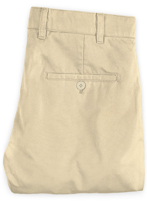 Stretch Summer Light Khaki Chino Pants