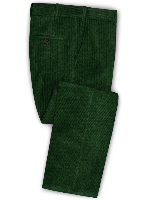 mens corduroy pants green