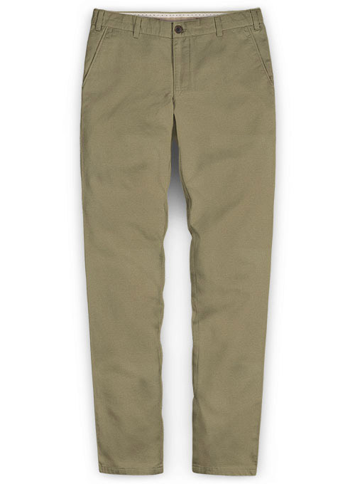 Summer Weight Stone Khaki Chinos : Made To Measure Custom Jeans For Men ...