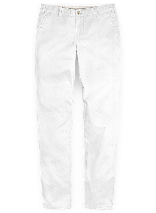 Summer Weight White Chinos : MakeYourOwnJeans®: Made To Measure Custom ...