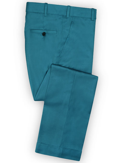 Teal Blue Wool Pants : MakeYourOwnJeans®: Made To Measure Custom Jeans ...