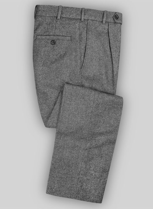 Vintage Plain Gray Tweed Pants : MakeYourOwnJeans®: Made To Measure ...