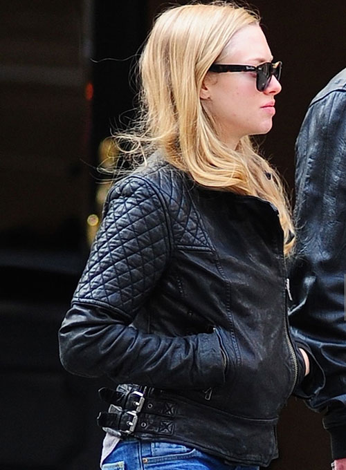 Amanda Seyfried Leather Jacket