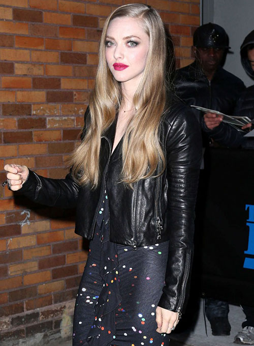 Amanda Seyfried Leather Jacket #1