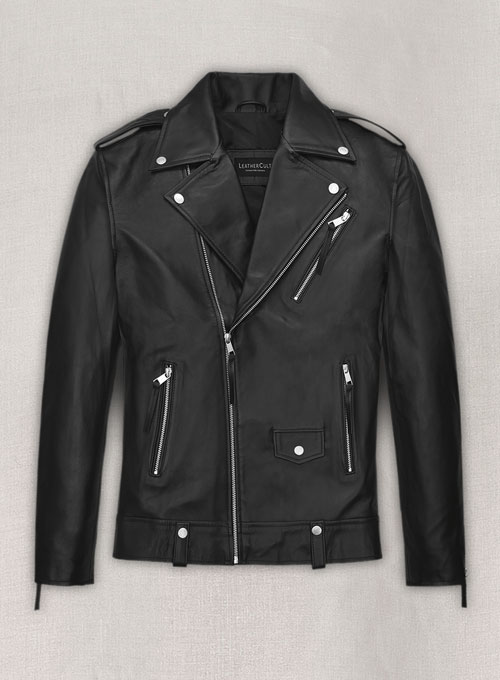 Ansel Elgort Leather Jacket #2