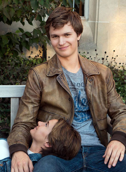 Ansel Elgort The Fault In Our Stars Leather Jacket