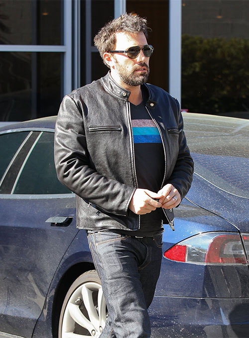 Ben Affleck Leather Jacket #2