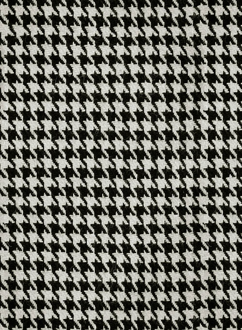 Big Houndstooth BW Tweed Jacket