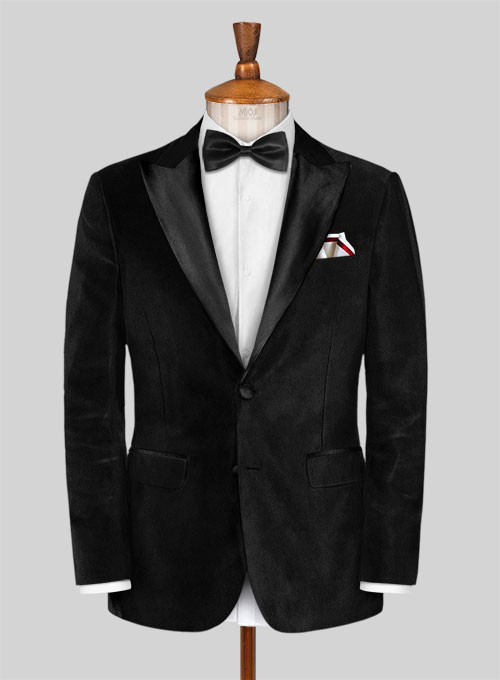 Black Velvet Tuxedo Jacket