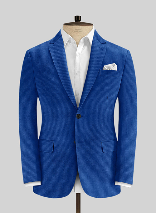 Bright Blue Corduroy Jacket