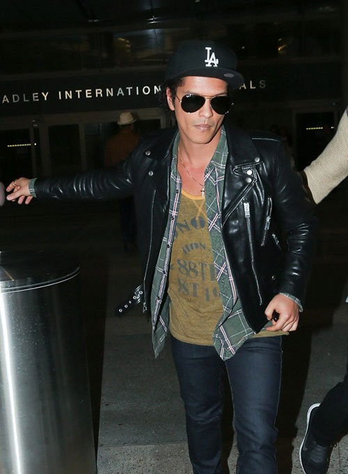 Bruno Mars Leather Jacket