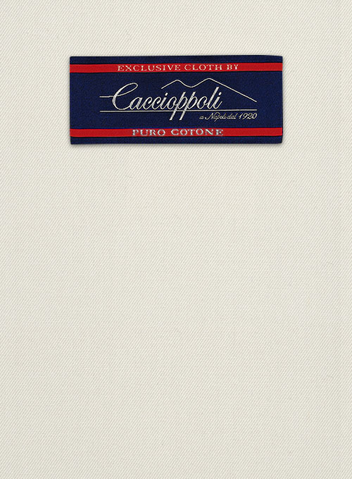 Caccioppoli Cotton Gabardine Champagne Ivory Jacket