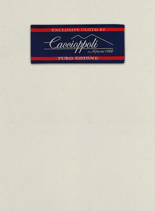 Caccioppoli Cotton Drill Light Beige Jacket