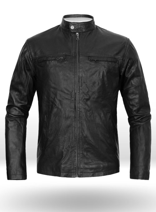 Cafe Racer Leather Jacket