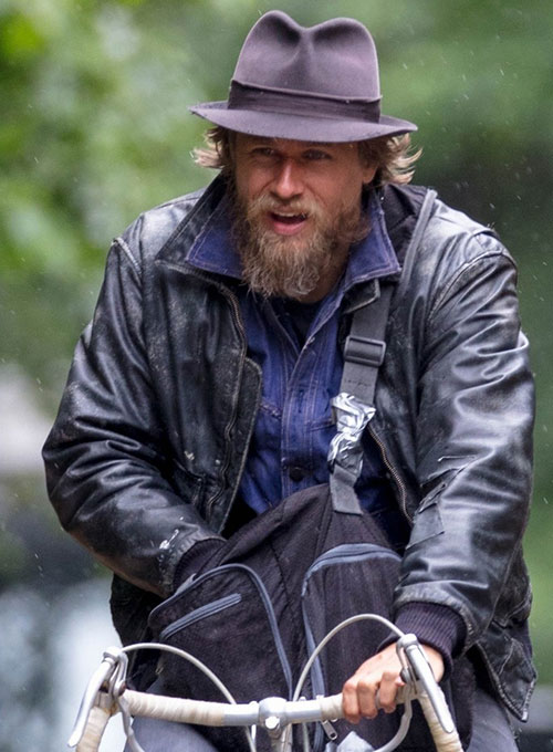 Charlie Hunnam Last Looks Leather Jacket