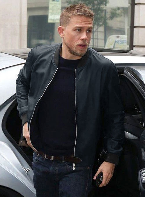 Charlie Hunnam Leather Jacket #2