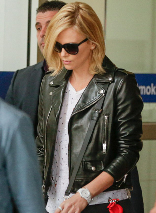 Charlize Theron Leather Jacket