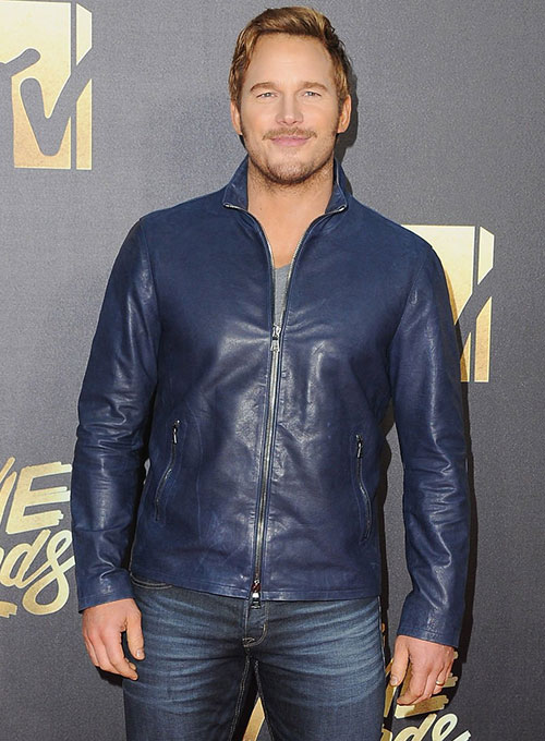 Chris Pratt Leather Jacket #4