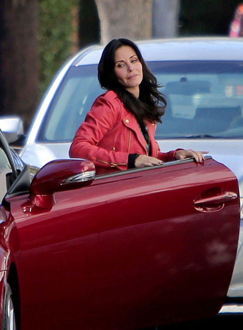 Courteney Cox Leather Jacket #2