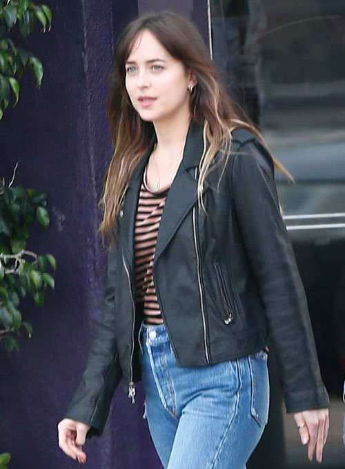 Dakota Johnson The High Note Leather Jacket