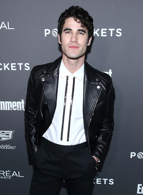 Darren Criss Leather Jacket #1