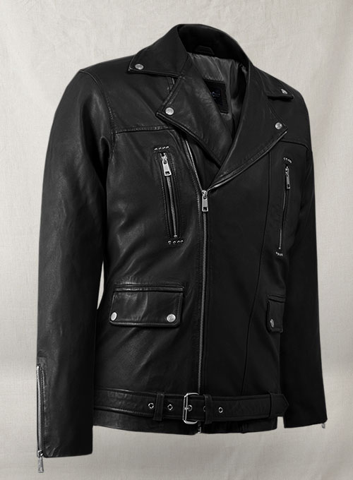 Dauntless Black Biker Leather Jacket