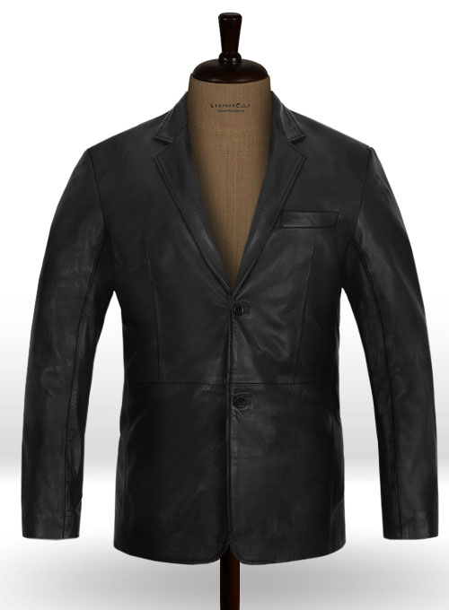 Dave Bautista Leather Blazer