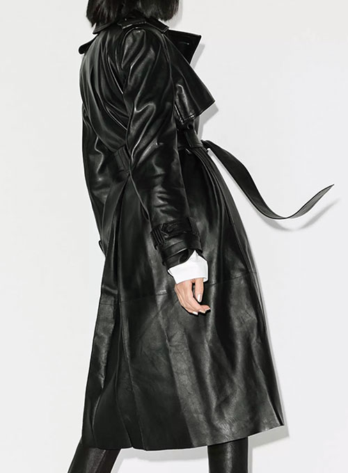 Dietrich Leather Long Coat