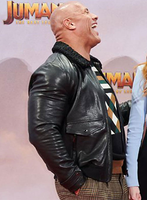 Dwayne Johnson Leather Jacket #2