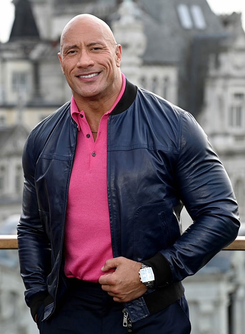 Dwayne Johnson Leather Jacket #1