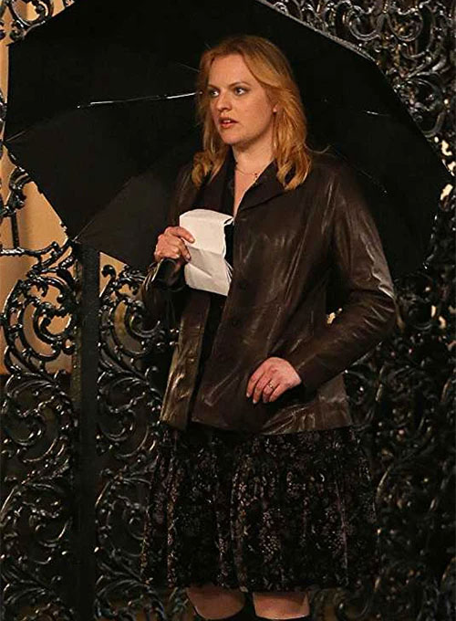 Elisabeth Moss The Kitchen Leather Jacket