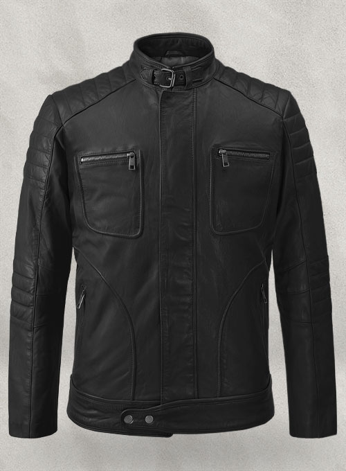 Firefly Moto Black Biker Leather Jacket