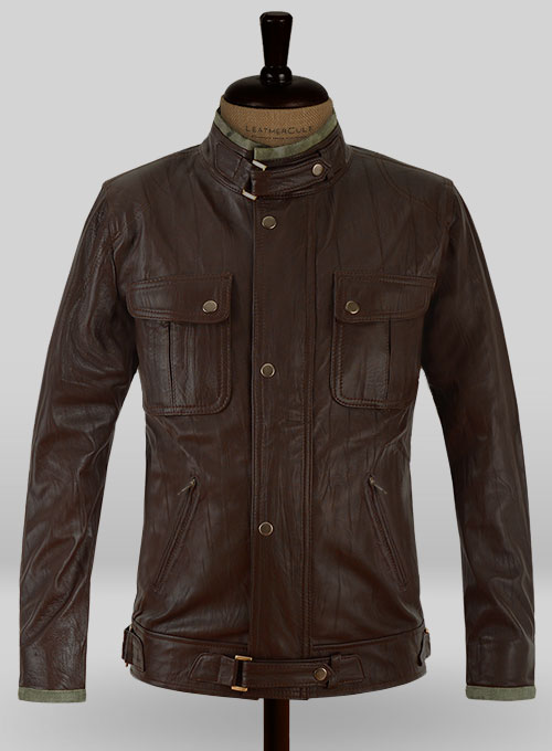 Gerard Butler Leather Jacket #1