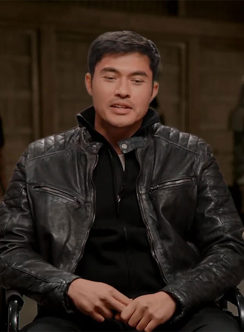 Henry Golding Snake Eyes Leather Jacket