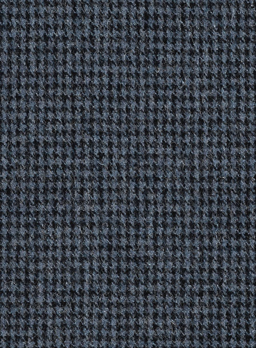 Houndstooth Blue Tweed Jacket