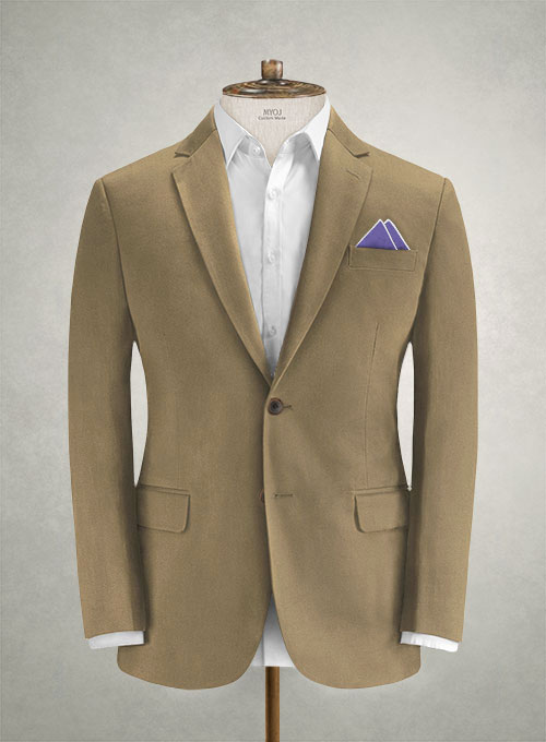 Italian Hunter Khaki Cotton Stretch Jacket