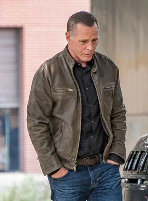 Jason Beghe Chicago P.D. Leather Jacket