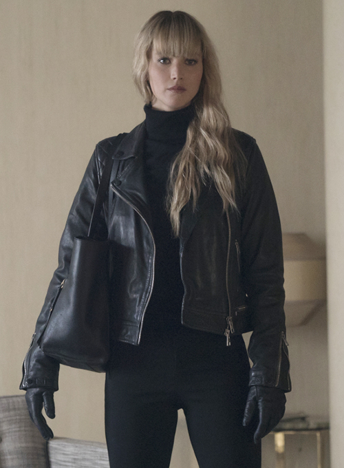 Jennifer Lawrence Red Sparrow Leather Jacket