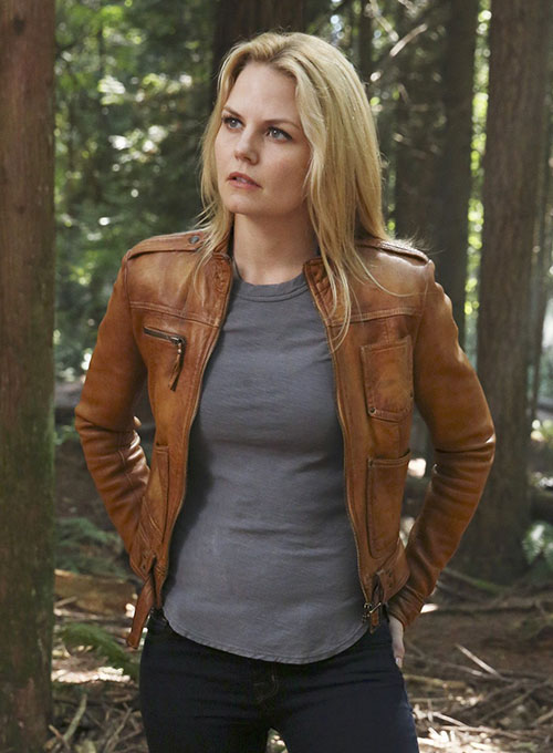 Jennifer Morrison Once Upon A Time Leather Jacket #2 : MakeYourOwnJeans®:  Made To Measure Custom Jeans For Men & Women, Customize Jeans, Suits,  Leathers